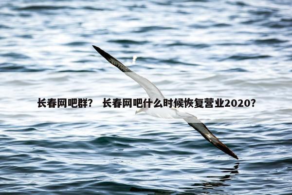 长春网吧群？ 长春网吧什么时候恢复营业2020？