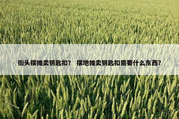 街头摆摊卖钥匙扣? 摆地摊卖钥匙扣需要什么东西? 街头摆摊卖钥匙扣? 摆地摊卖钥匙扣需要什么东西?
