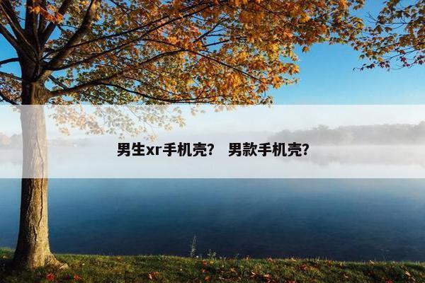 男生xr手机壳？ 男款手机壳？
