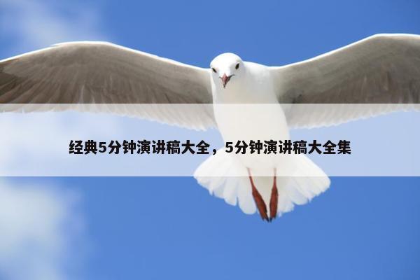 经典5分钟演讲稿大全，5分钟演讲稿大全集