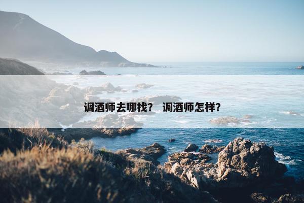 调酒师去哪找？ 调酒师怎样？