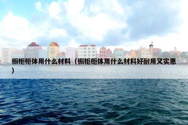 橱柜柜体用什么材料(橱柜柜体用什么材料好耐用又实惠) 橱柜柜体用什么材料(橱柜柜体用什么材料好耐用又实惠)