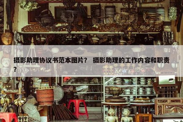 摄影助理协议书范本图片？ 摄影助理的工作内容和职责？