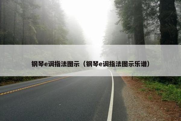 钢琴e调指法图示(钢琴e调指法图示乐谱) 钢琴e调指法图示(钢琴e调指法图示乐谱)