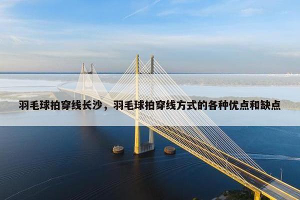 羽毛球拍穿线长沙,羽毛球拍穿线方式的各种优点和缺点 羽毛球拍穿线长沙,羽毛球拍穿线方式的各种优点和缺点