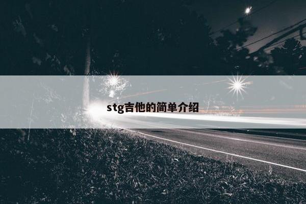 stg吉他的简单介绍 stg吉他的简单介绍