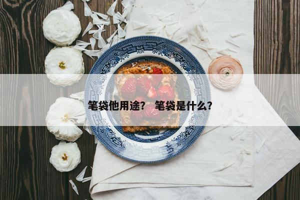 笔袋他用途？ 笔袋是什么？