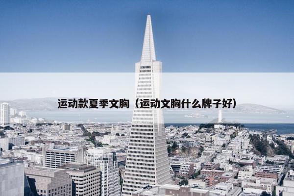 运动款夏季文胸（运动文胸什么牌子好）