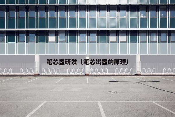笔芯墨研发（笔芯出墨的原理）