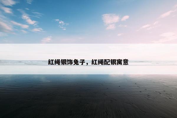 红绳银饰兔子,红绳配银寓意 红绳银饰兔子,红绳配银寓意