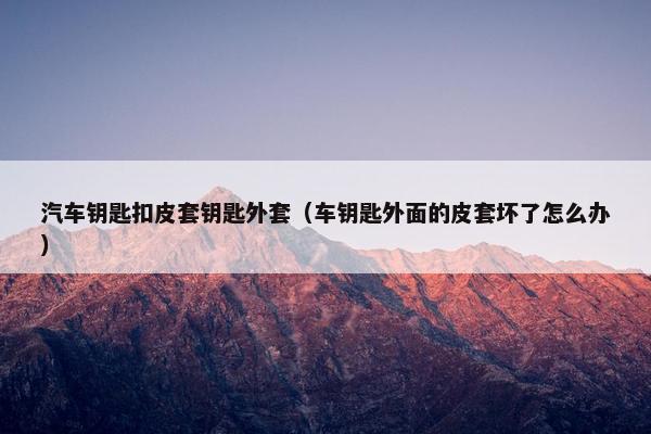 汽车钥匙扣皮套钥匙外套(车钥匙外面的皮套坏了怎么办) 汽车钥匙扣皮套钥匙外套(车钥匙外面的皮套坏了怎么办)