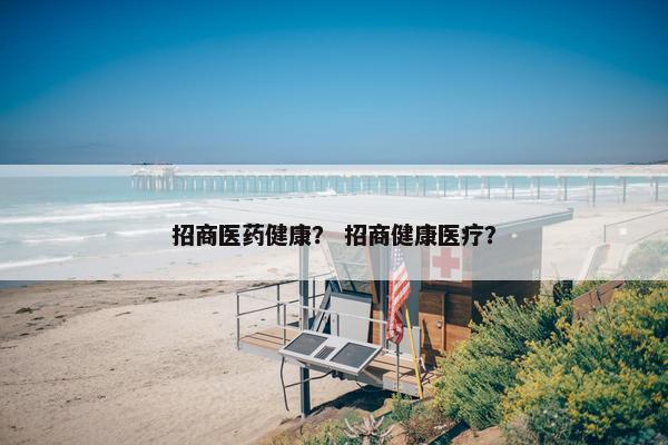 招商医药健康？ 招商健康医疗？