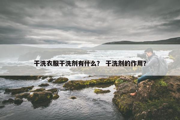 干洗衣服干洗剂有什么? 干洗剂的作用? 干洗衣服干洗剂有什么? 干洗剂的作用?