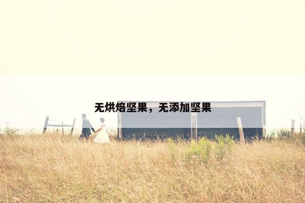 无烘焙坚果，无添加坚果