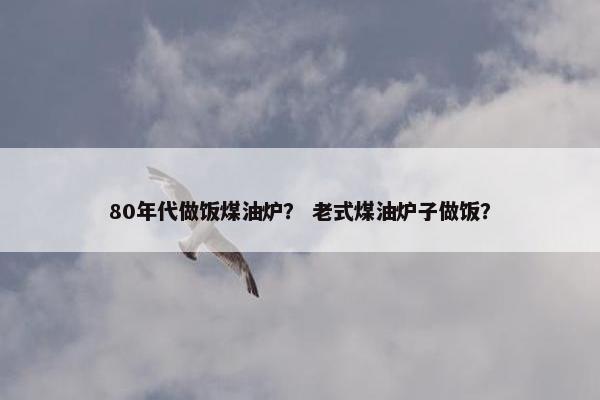 80年代做饭煤油炉？ 老式煤油炉子做饭？