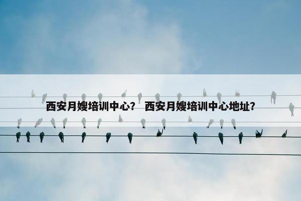 西安月嫂培训中心? 西安月嫂培训中心地址? 西安月嫂培训中心? 西安月嫂培训中心地址?