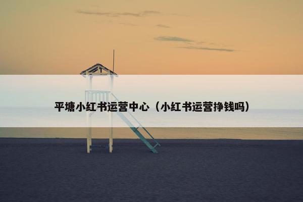 平塘小红书运营中心(小红书运营挣钱吗) 平塘小红书运营中心(小红书运营挣钱吗)