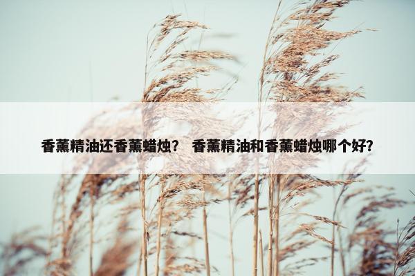 香薰精油还香薰蜡烛? 香薰精油和香薰蜡烛哪个好? 香薰精油还香薰蜡烛? 香薰精油和香薰蜡烛哪个好?