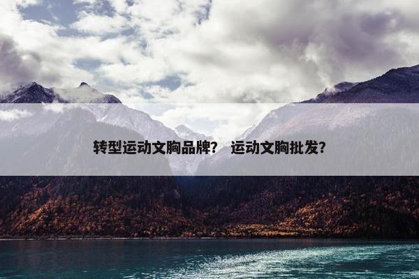 转型运动文胸品牌? 运动文胸批发? 转型运动文胸品牌? 运动文胸批发?