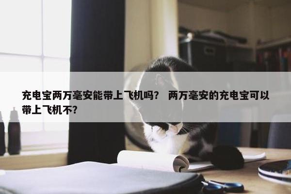 充电宝两万毫安能带上飞机吗？ 两万毫安的充电宝可以带上飞机不？