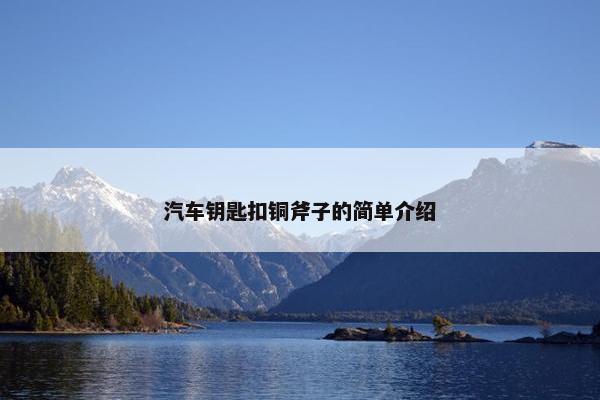 汽车钥匙扣铜斧子的简单介绍