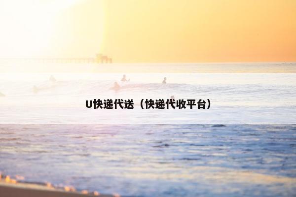 U快递代送(快递代收平台) U快递代送(快递代收平台)
