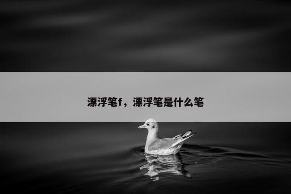 漂浮笔f，漂浮笔是什么笔