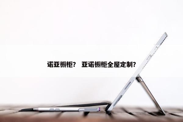 诺亚橱柜？ 亚诺橱柜全屋定制？