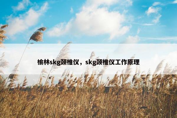 榆林skg颈椎仪，skg颈椎仪工作原理