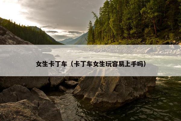 女生卡丁车（卡丁车女生玩容易上手吗）
