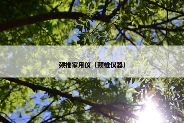 颈椎家用仪（颈椎仪器）