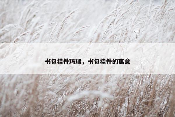 书包挂件玛瑙，书包挂件的寓意