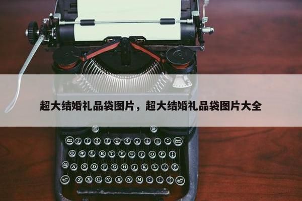 超大结婚礼品袋图片，超大结婚礼品袋图片大全