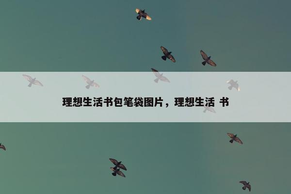 理想生活书包笔袋图片，理想生活 书