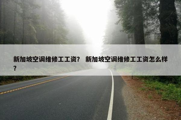 新加坡空调维修工工资？ 新加坡空调维修工工资怎么样？