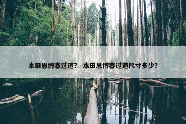 本田思博睿过道？ 本田思博睿过道尺寸多少？