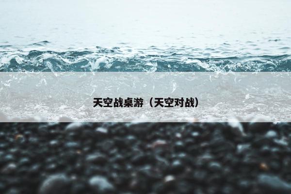 天空战桌游（天空对战）