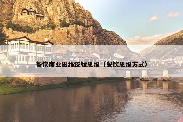 餐饮商业思维逻辑思维（餐饮思维方式）