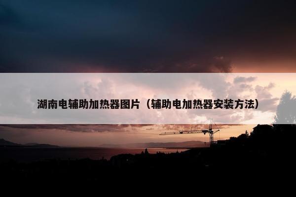 湖南电辅助加热器图片（辅助电加热器安装方法）