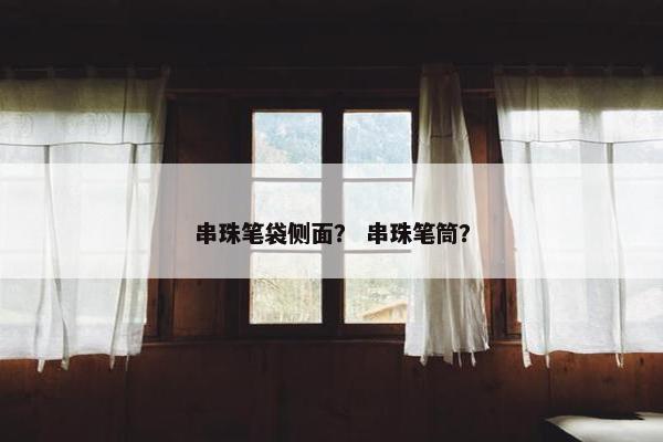 串珠笔袋侧面? 串珠笔筒? 串珠笔袋侧面? 串珠笔筒?