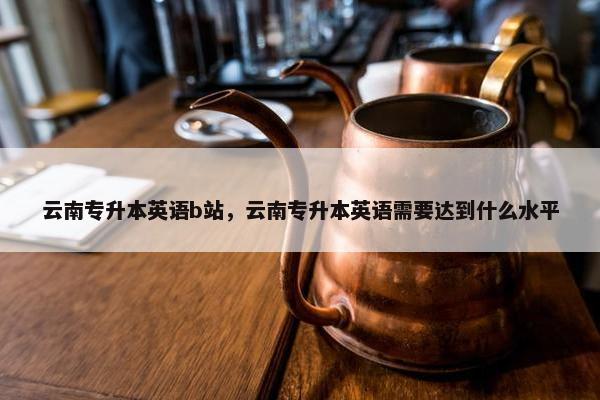云南专升本英语b站，云南专升本英语需要达到什么水平