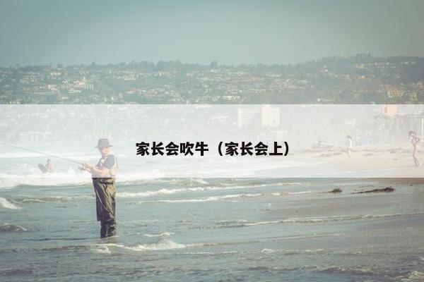 家长会吹牛（家长会上）