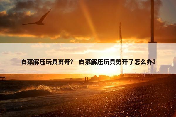 白菜解压玩具剪开？ 白菜解压玩具剪开了怎么办？