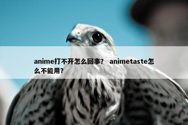 anime打不开怎么回事？ animetaste怎么不能用？