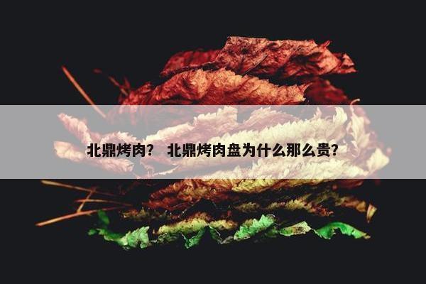 北鼎烤肉？ 北鼎烤肉盘为什么那么贵？