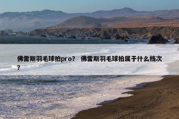 佛雷斯羽毛球拍pro？ 佛雷斯羽毛球拍属于什么档次？