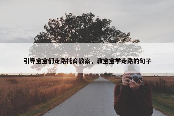 引导宝宝们走路托育教案，教宝宝学走路的句子