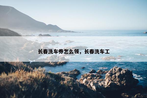 长春洗车券怎么领，长春洗车工