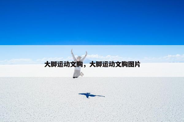 大脚运动文胸，大脚运动文胸图片