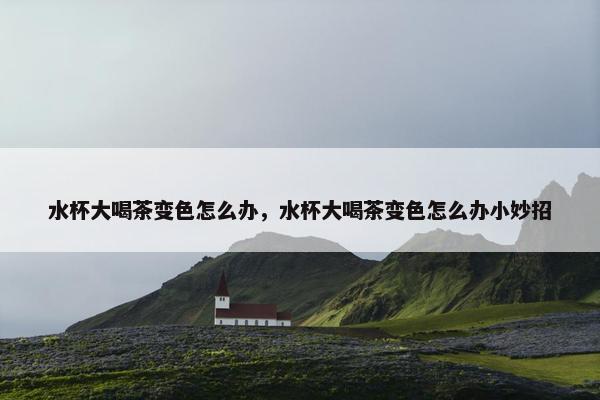 水杯大喝茶变色怎么办，水杯大喝茶变色怎么办小妙招